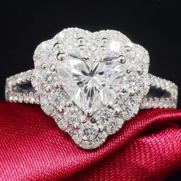 🆕 Sterling silver heart ring. - Picture 1 of 4